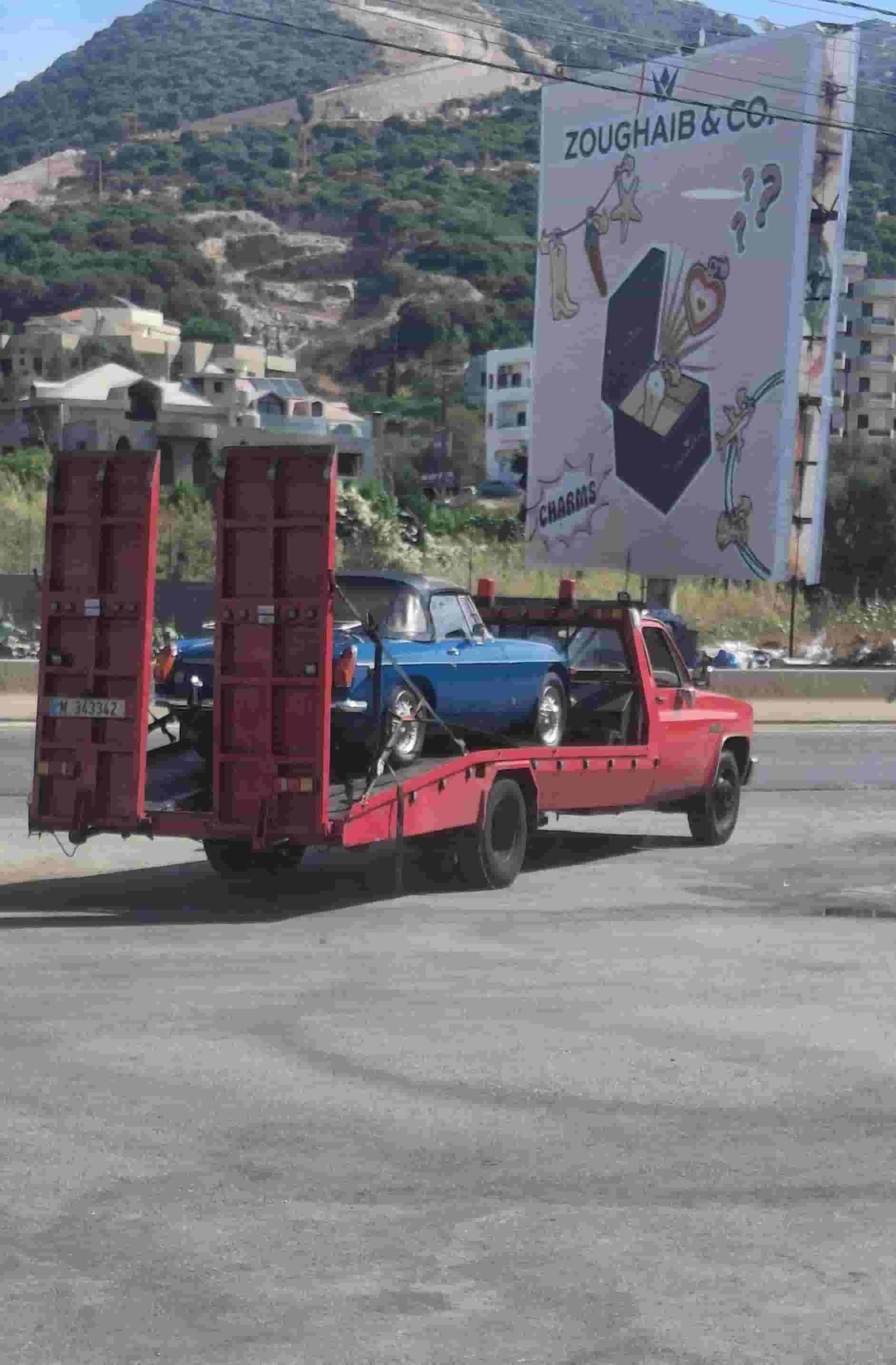 Balata for transporting cars in Metn and Keserwan