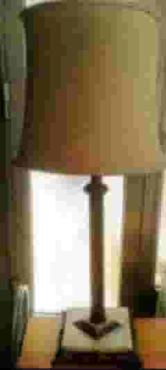 Bronze & Marble Lamp