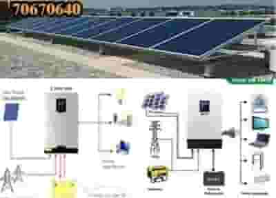فني إلكترونيات لتركيب الواح طاقة شمسية بجودة عالية