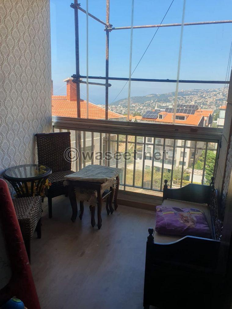 Fully furnished duplex for rent in Mazraet Yachouh  1