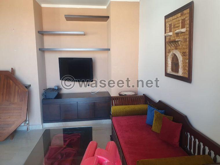 Fully furnished duplex for rent in Mazraet Yachouh  2