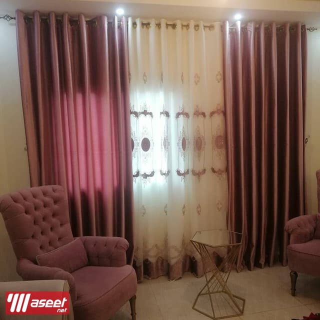 Indoor and outdoor curtains, tents