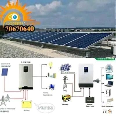 تركيب الواح الطاقة الشمسية 0