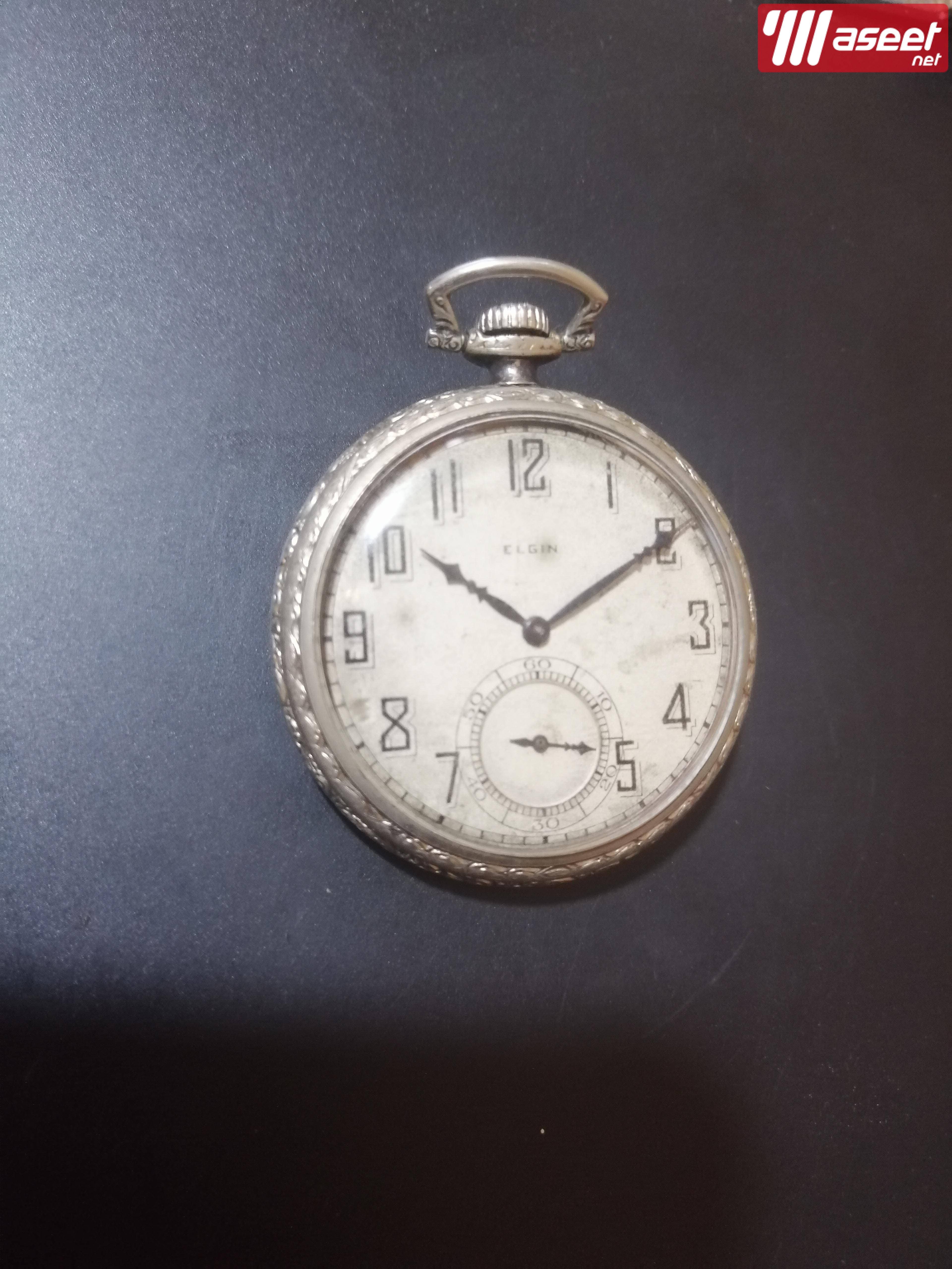 ساعة جيب إلجين عتيقة 1923 3