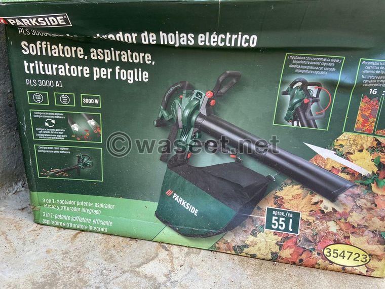 Parkside electric blower and vacuum 1