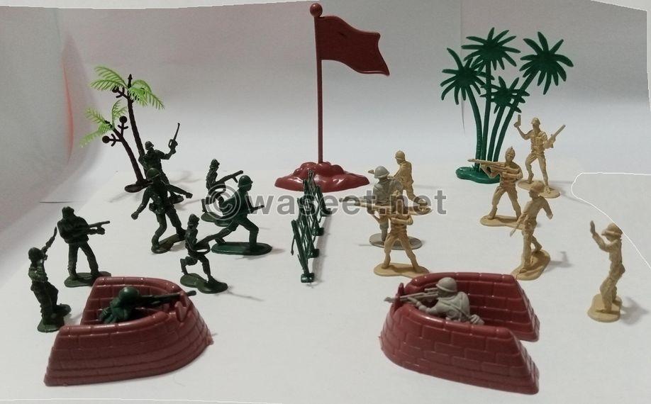 Plastic Army Soldiers Toys And Some Obstacles 2