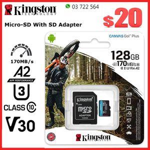 micro sd 128gb Adapter Kingston