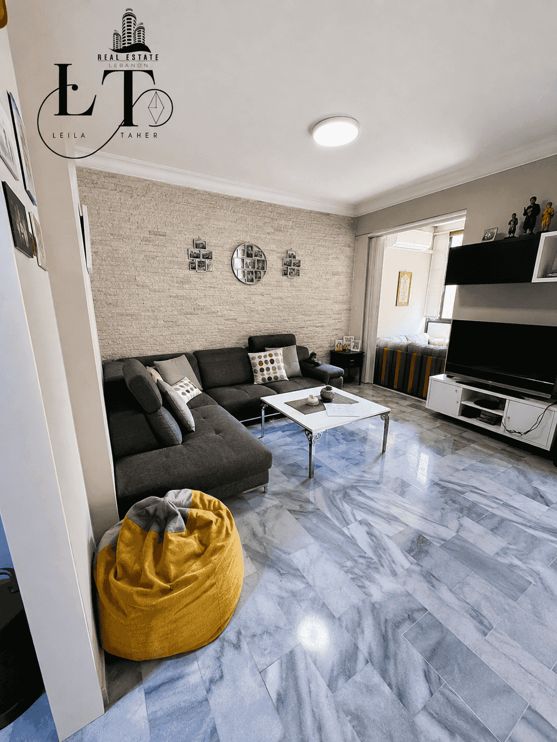 For sale a furnished apartment in a quiet street - Ain El Remmaneh For sale a furnished apartment in a quiet street - Ain El Remmaneh